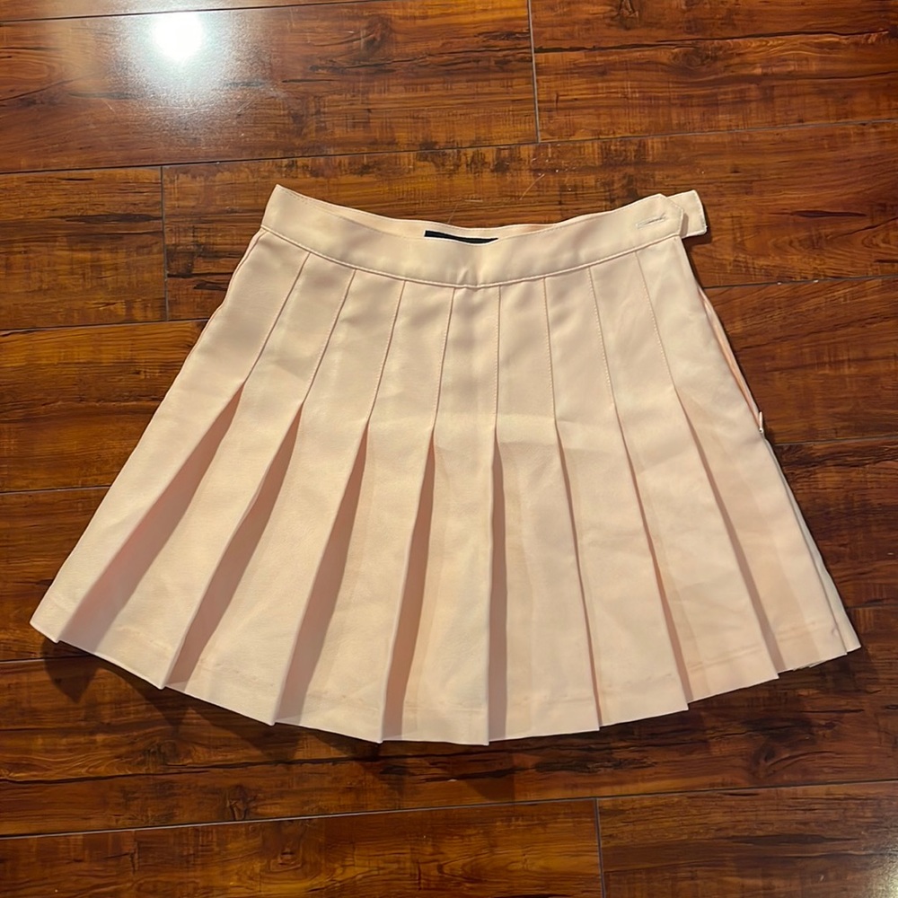 Orange american apparel skirt